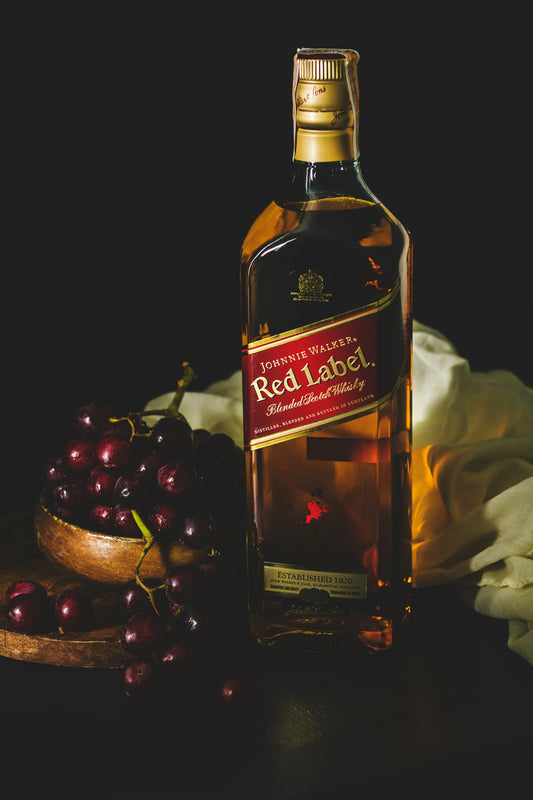 Red Label Flasche