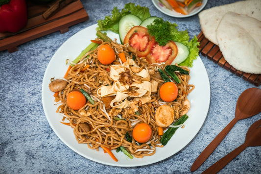 Gebratene Nudeln mit Dönerfleisch